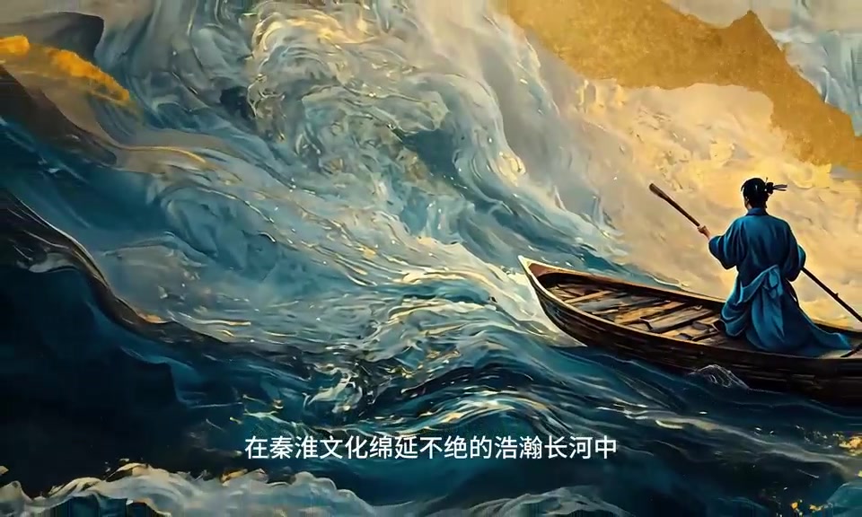 秦淮文化生成式视觉叙事 · 江潮视觉概念作品