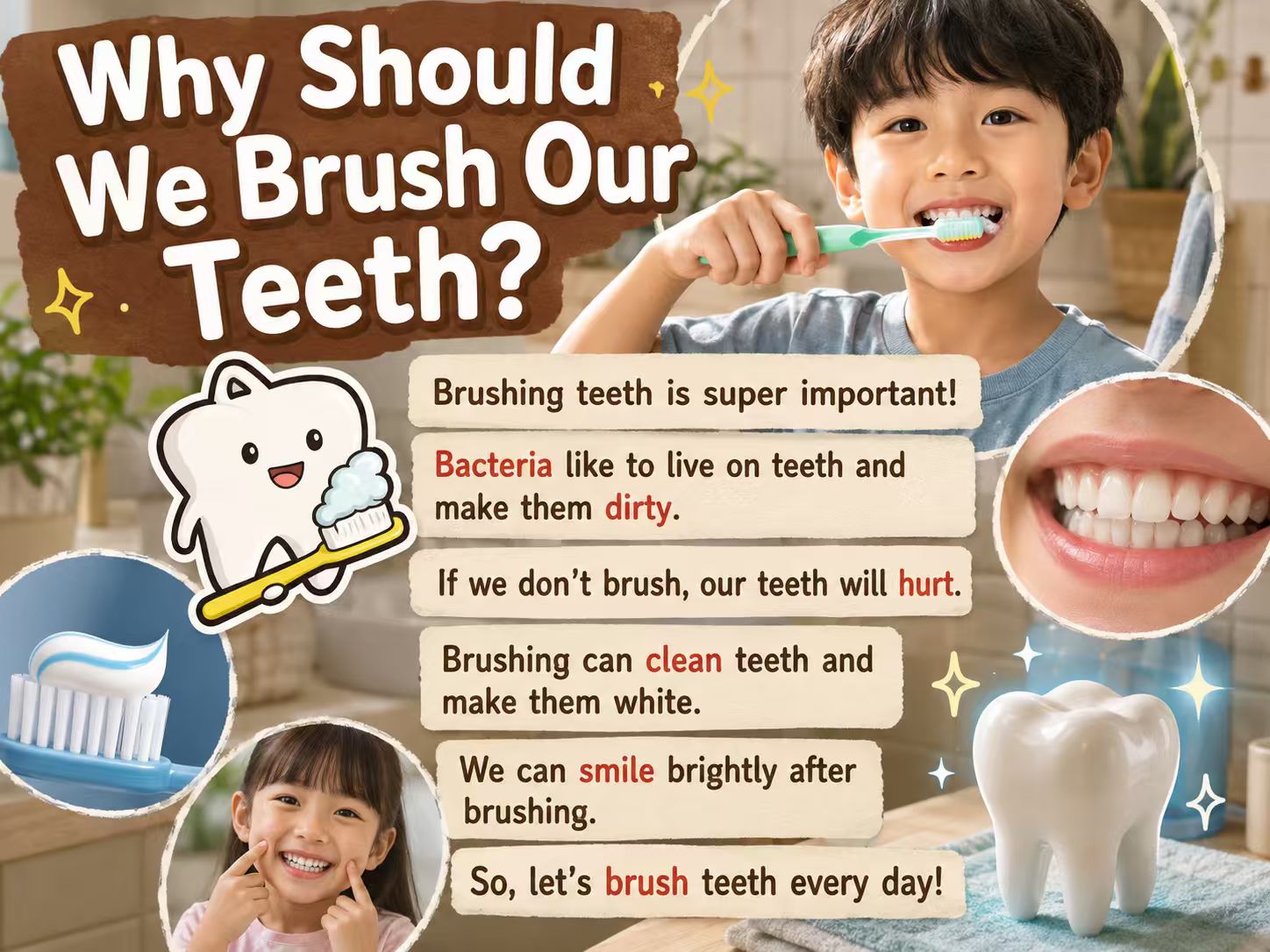 Why Should We Brush Our Teeth AI科普短片